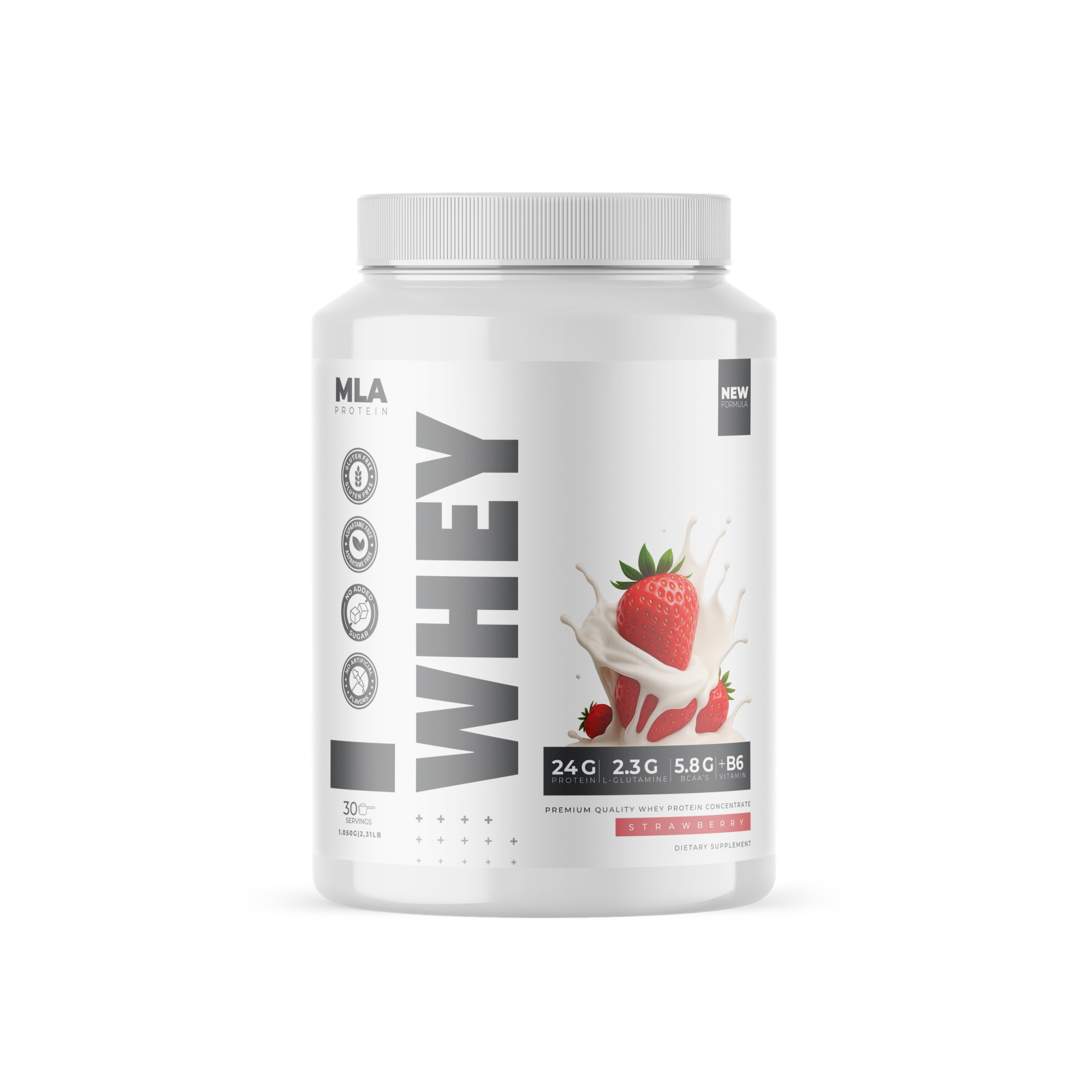 Whey Protein Çilek - 1050g (30 Servis)