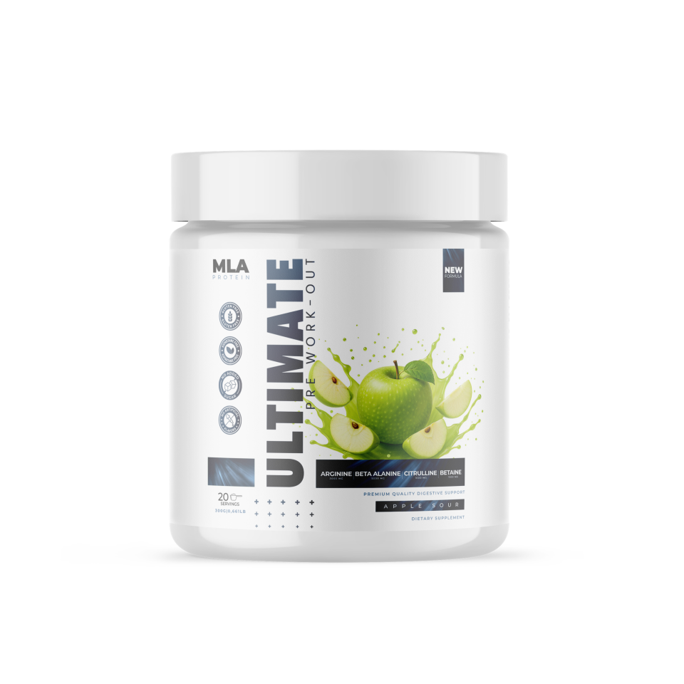 Preworkout Ultimate Yeşil Elma - 300g (20 servis)