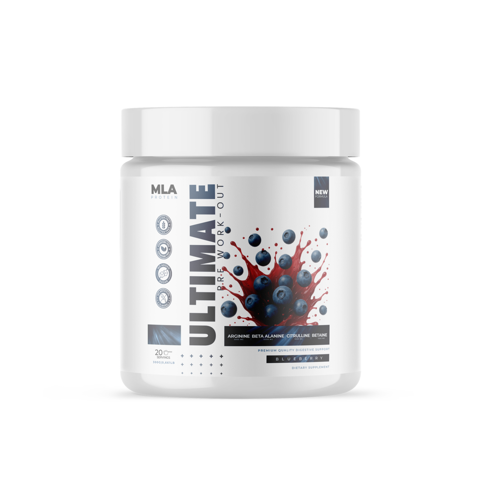 Preworkout Ultimate Yaban Mersini - 300g (20 servis)